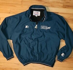 *WOW* Vintage STARTER Pro Line Philadelphia EAGLES Jacket men M nfl football 海外 即決