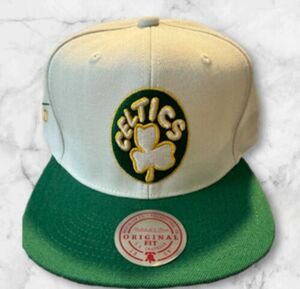 Mitchell & Ness Boston Celtics XL Logo TATUM SEWN LOGO Snapback 海外 即決