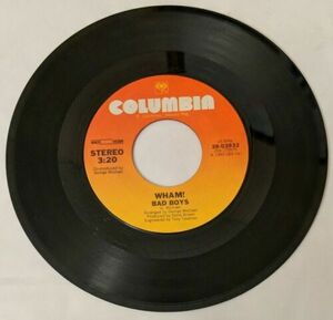 Bad Boys [Single] by Wham! (45-RPM, 1983, Columbia) バイナル Record 7インチ Inch 海外 即決