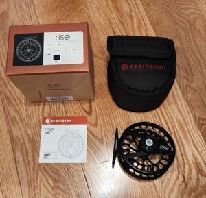 Redington Fly Reel, RISE III 5/6wt Black 海外 即決