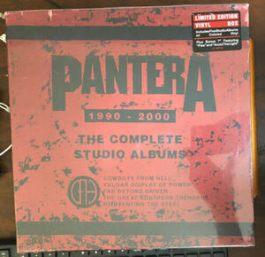 Brand New - Factory 新品未開封 Pantera Complete Studio Albums 1990-2000 w/45 海外 即決