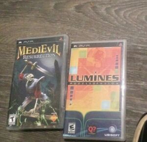 PSP Games Medevil & Lumines Bundle 海外 即決