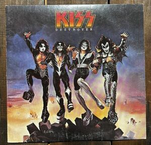 KISS Destroyer 1976 バイナル LP Casablanca Records NBLP 7025 Blue Bogart Labels 海外 即決