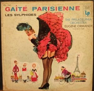 "Gaite Parisienne" Offenbach "Les Sylphides" Chopin "Eugene Ormandy" CL 741 LP 海外 即決