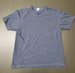 VTG Old Navy Mens Sz S Double Stitch Blue Heather Short Sleeve Cotton T-Shirt 海外 即決