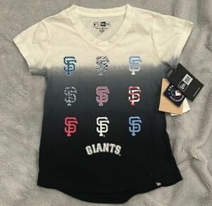 NWT New Era MLB San Francisco Giants Youth T-shirt Girls 6 海外 即決