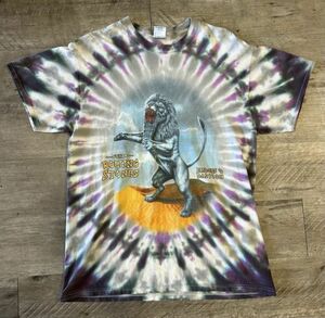 Vintage 1997 Rolling Stones Bridges To Babylon Tour Tie Dye Shirt 海外 即決