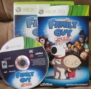 Family Guy: Back to the Multiverse (Microsoft Xbox 360, 2012) Authentic OEM CIB 海外 即決