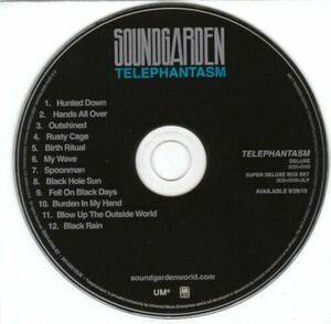 Soundgarden Telephantasm Deluxe CD DISC ONLY 12 -track album 2010 海外 即決