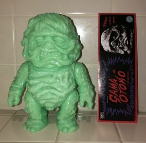 Tkom Gamaotoko #7 GLOW Sofubi Kaiju Figure 2017 #30 RARE! Mvh Real Head GID RARE 海外 即決