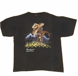 Vintage Deadwood South Dakota Mens Large T Shirt Single Stitch Eagle Products 海外 即決