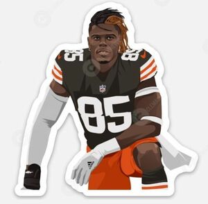 Cleveland Browns Njoku MAGNET - David Njoku Tight End receiver NFL 海外 即決