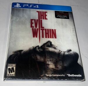 Evil Within Lenticular Slipcover (Sony PlayStation 4, 2014) PS4 Complete Tested 海外 即決