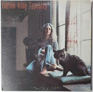 Carole King ~ TAPESTRY ~ 1971 Classic Folk Rock Vinyl LP Album ~ First Press VG+ 海外 即決