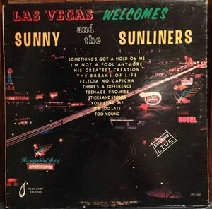 Sunny and The Sunliners“Las Vegas Welcomes “ Tejano Chicano Latin Soul Record Lp 海外 即決