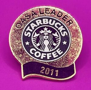 STARBUCKS Employee 2011 QASA LEADER Lapel Pin Advertising Memorabilia 海外 即決