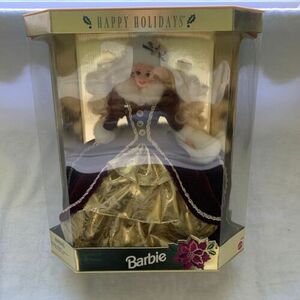 Vintage Barbie Happy Holidays Doll Special Edition Mattel 1996 New Sealed in Box 海外 即決