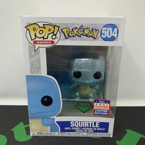 Funko Pop! Funkon 2021 Squirtle Diamond Collection #504 Vinyl Pokmon VAULTED 海外 即決