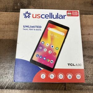 UScellular TCL A30 Smartphone Phone Black 5.5” HD Display Clean IMEI -New 海外 即決