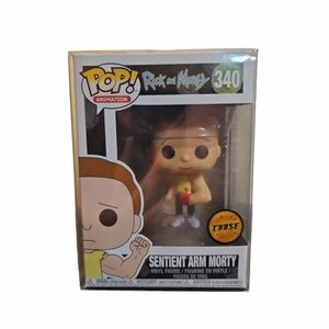Funko Pop! Rick and Morty Sentient Arm Morty #340 CHASE With Pop Protector 海外 即決