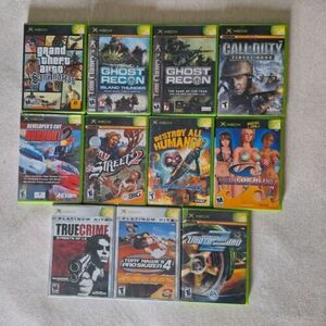 Xbox Game Lot of 11 - GTA, Ghost Recon, Call Of Duty, NFL, Tony Hawk 海外 即決