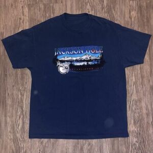 Vintage Jackson Hole T Shirt Y2K (2XL) 海外 即決