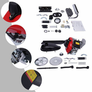 49CC 4-Stroke Gas Petrol Motorized Bicycle Bike Engine Motor Kit Scooter New US 海外 即決