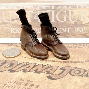 Hot Toys DX05 Indiana Jones Raiders Lost Ark 1/6 action Figure's Shoes & Socks 海外 即決