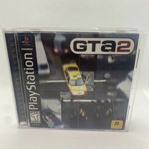 Grand Theft Auto 2 - PS1 - CIB - Black Label - GTA 2 Complete W/Reg Card And Map 海外 即決