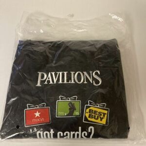 RARE Vintage Pavilions Grocery Store Workwear Apron Itunes Macys Blockbuster NEW 海外 即決