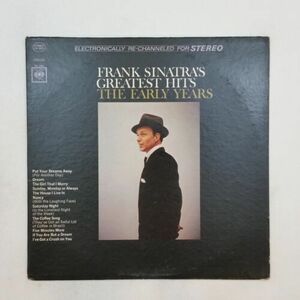 FRANK SINATRA The Early Years グレイテスト・ヒッツ CS9274 2i Stereo LP バイナル VG+ 1966 海外 即決