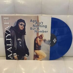 AALIYAH - Age Ain't Nothing But a Number LP (BLUE vinyl) Jive Records 海外 即決