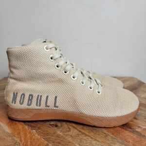 NO BULL High Top Crossfit トレーナー Superfabric メンズ 5.5 Women’s 7 Ivory Gum Sole 海外 即決