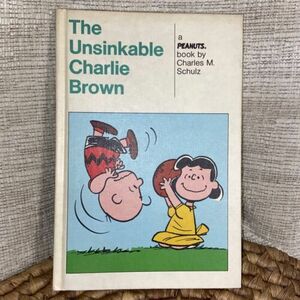 The Unsinkable Charlie Brown by Charles M. Schulz PEANUTS 1967 Weekly Reader HC 海外 即決