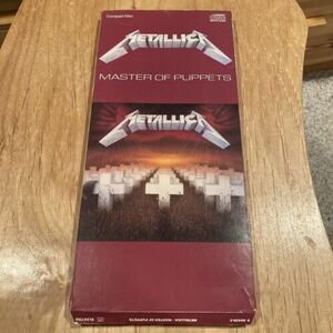 Metallica - Master Of Puppets CD 1st US press w/ LONG BOX slayer megadeth exodus 海外 即決