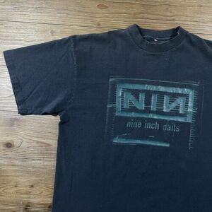 Vintage 1996 Nine Inch Nails NIN Now I’m Nothing Rock Band Size XL Tshirt 90s 海外 即決