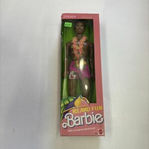 Vintage 1987 Island Fun Barbie Steven Doll with a Tropical Island Look NRFB 海外 即決