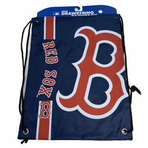 Boston Red Sox Drawstring Backpack Cinch Bag FOCO Fan Hood MLB 18”x14” 海外 即決