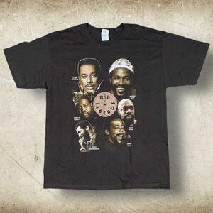 VTG Y2K R&B Legends T-Shirt Luther Vandross Marvin Gaye Batty White Size Large 海外 即決