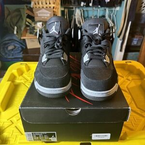 31cm(US13) - Jordan 4 Retro SE Mid ブラック Canvas 海外 即決