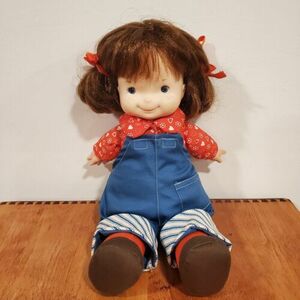 Fisher Price 1973 Audrey Lapsitter Doll in Overalls #203 USA 海外 即決