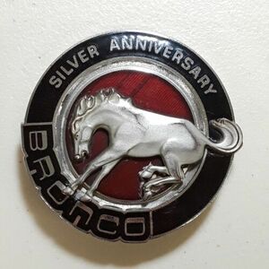 Ford Bronco Silver Anniversary Edition Emblem 1991 海外 即決