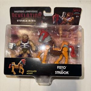 MASTERS OF THE UNIVERSE ETERNIA MINIS FISTO AND STRIDOR REVELATION MOTU 海外 即決