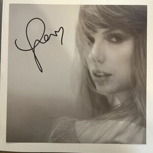 Taylor Swift - The Tortuレッド / Poets Department バイナル + HAND SIGNED Photo 1/2 HEART 海外 即決