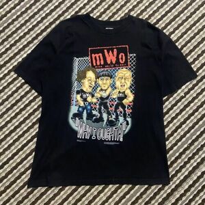 Vintage NWO Shirt Three Stooges Parody MWO Wrestling New World Order Size XL 海外 即決