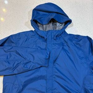 Sierra Designs Jacket Mens Size M Blue Nylon Hooded Full Zip Hurricane Jacket 海外 即決