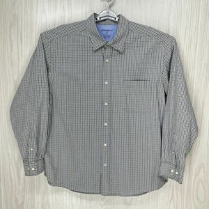 Eddie Bauer Mens Tartan Plaid Button Down Shirt Sz XXL Green White Vintage Wash 海外 即決