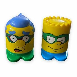 Burger King Kids Simpsons Pop-Up Superheroes Lot - Cupcake Kid & Fallout Boy 海外 即決