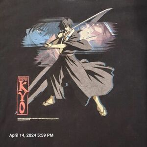 Vintage Samurai Deeper Kyo T Shirt Size XL Anime Manga 海外 即決