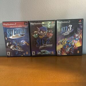 Sly Cooper 1 2 3 Trilogy Honor Among Band Thieves 2 CIB TESTED &working read 海外 即決